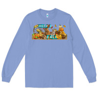 Colony Blue Hello Fall Rabbit Long Sleeve Tee - LillyAllenDesigns