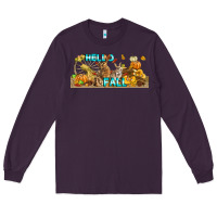 Plum Hello Fall Rabbit Long Sleeve Tee - LillyAllenDesigns