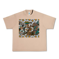 Burro Easter Urban Heavy Tee - CowhideDigitalArt