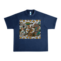 Navy Easter Urban Heavy Tee - CowhideDigitalArt