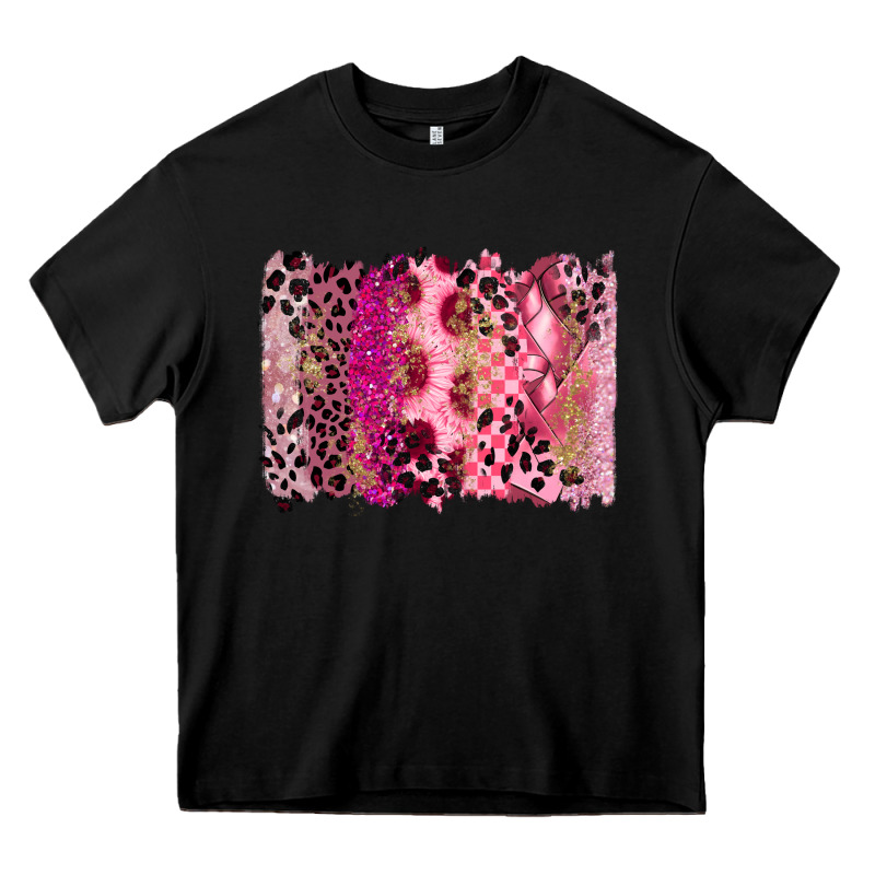 Breast Cancer Brushstroke Heavy Core Tee by FaDigitalArtStudio | Teevron