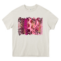 Cream breast cancer brushstroke Heavy Core Tee - FaDigitalArtStudio