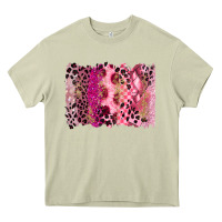Mossy breast cancer brushstroke Heavy Core Tee - FaDigitalArtStudio