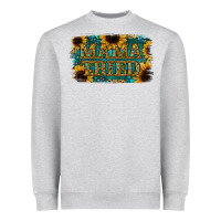 Sunflower Serappe Turquoise Gemstone Mama Tried Heavyweight Sweatshirt | Teevron