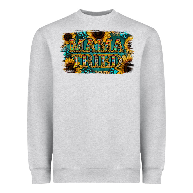 Sunflower Serappe Turquoise Gemstone Mama Tried Heavyweight Sweatshirt by Jasminsmagicworld | Teevron
