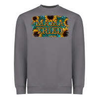 Storm Sunflower Serappe Turquoise Gemstone Mama Tried Heavyweight Sweatshirt - Jasminsmagicworld