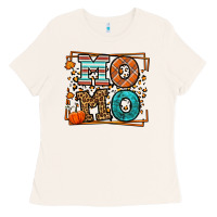 Bone Fall Autumn Leopard Momo Ladies Tee - LillyAllenDesigns