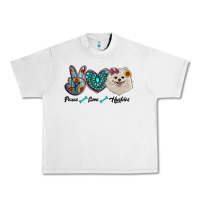 Lunar Rock peace love pomeranian Urban Heavy Tee - RanaPortraitStore