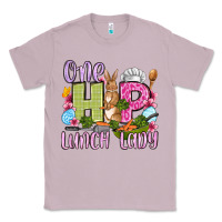 Lilac Easter Day One hip Lunch Lady Classic Tee - OliviaCreatesArt