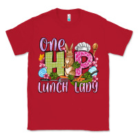 Red Easter Day One hip Lunch Lady Classic Tee - OliviaCreatesArt