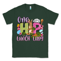 Sports Green Easter Day One hip Lunch Lady Classic Tee - OliviaCreatesArt