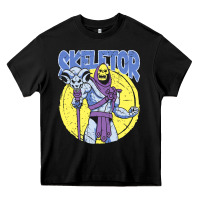 Black skeletor Heavy Core Tee - baoMotion