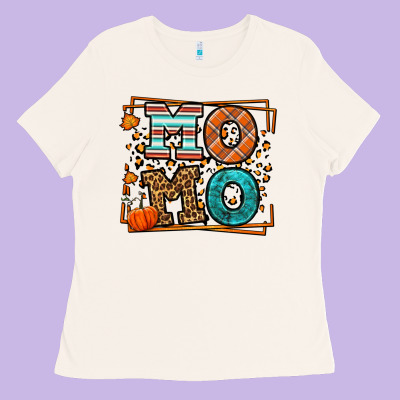 Fall Autumn Leopard Momo Ladies Tee Designed By Lillyallendesigns