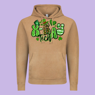 X Ray Tech St Patrick's Day Vintage Hoodie Designed By Artiststas