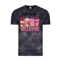 Cloud Black Coffee Is MY Valentine Vintage Tee - CowhideDigitalArt