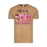 Vintage Camel Coffee Is MY Valentine Vintage Tee - CowhideDigitalArt