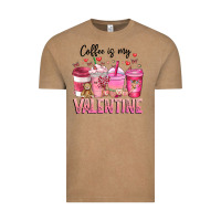Vintage Coffee Coffee Is MY Valentine Vintage Tee - CowhideDigitalArt