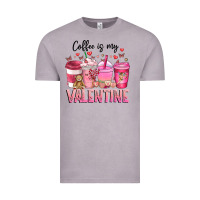 Vintage Zinc Coffee Is MY Valentine Vintage Tee - CowhideDigitalArt