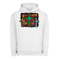 Pigment Lunar Rock cross leopard cowhide glitter serape Urban Hoodie - RanaPortraitStore