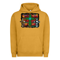 Pigment Peanut Butter cross leopard cowhide glitter serape Urban Hoodie - RanaPortraitStore