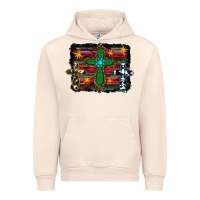 Sandshell cross leopard cowhide glitter serape Urban Hoodie - RanaPortraitStore