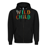 Black western wild child Zipper Hoodie - Jasminsmagicworld