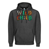 Charcoal Heather western wild child Zipper Hoodie - Jasminsmagicworld