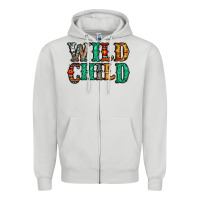 Dove Grey western wild child Zipper Hoodie - Jasminsmagicworld