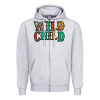Heather Grey western wild child Zipper Hoodie - Jasminsmagicworld