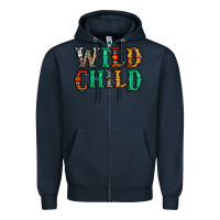 Navy western wild child Zipper Hoodie - Jasminsmagicworld