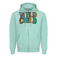 Seafoam western wild child Zipper Hoodie - Jasminsmagicworld