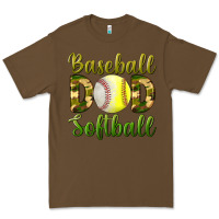 Cacao Baseball Dad Softball Premium Tee - BundleAndBundleShop