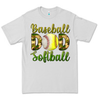 Dove Grey Baseball Dad Softball Premium Tee - BundleAndBundleShop