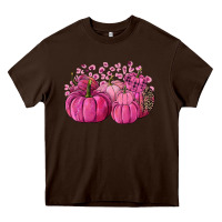 Chocolate Brown Cancer Pumpkins Heavy Core Tee - FaDigitalArtStudio