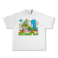 Lunar Rock birthday boy frog age 1 Urban Heavy Tee - LillyAllenDesigns