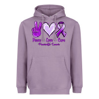 Lavender Pace Love Cure Pancreatic Cancer Heavyweight Hoodie - Jasminsmagicworld