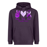 Plum Pace Love Cure Pancreatic Cancer Heavyweight Hoodie - Jasminsmagicworld