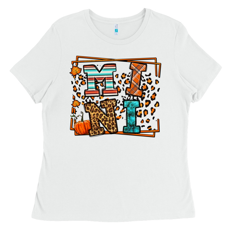 Fall Autumn Leopard Mini Ladies Tee by LillyAllenDesigns | Teevron