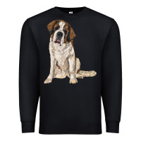 Black saint bernard Premium Sweatshirt - RanaPortraitStore