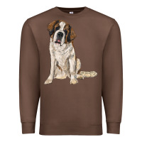 Chestnut saint bernard Premium Sweatshirt - RanaPortraitStore