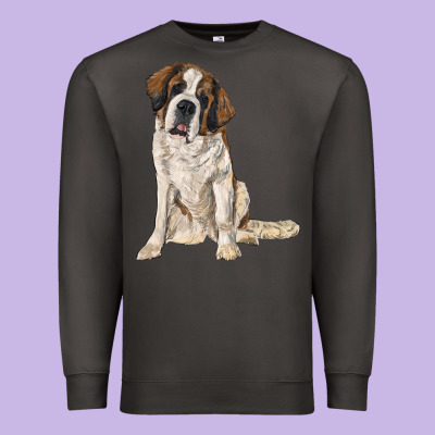 Saint Bernard Premium Sweatshirt Designed By Ranaportraitstore
