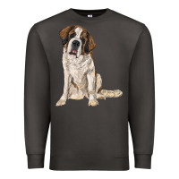 Smoke saint bernard Premium Sweatshirt - RanaPortraitStore