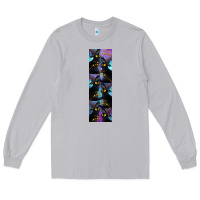 Moon Dust Black Cat Halloween Long Sleeve Tee - LillyAllenDesigns