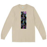 Mushroom Black Cat Halloween Long Sleeve Tee - LillyAllenDesigns
