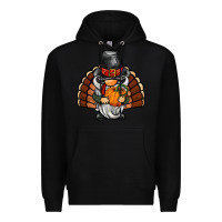 Black thanksgiving turkey gnome Premium Hoodie - BarkalooDesign