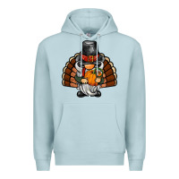 Blue Mist thanksgiving turkey gnome Premium Hoodie - BarkalooDesign