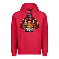 Cardinal thanksgiving turkey gnome Premium Hoodie - BarkalooDesign
