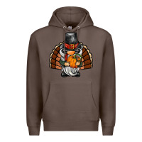 Coffee thanksgiving turkey gnome Premium Hoodie - BarkalooDesign