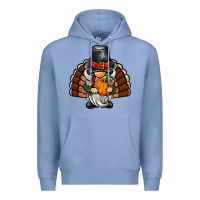 Colony Blue thanksgiving turkey gnome Premium Hoodie - BarkalooDesign