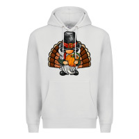 Dove Grey thanksgiving turkey gnome Premium Hoodie - BarkalooDesign